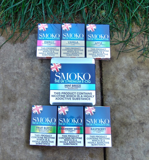 Smoko Vape starter kit selection 
