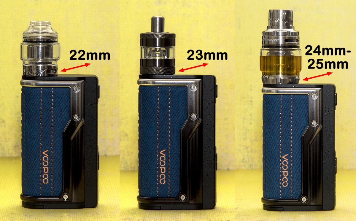 VooPoo Argus GT Mod with other tanks