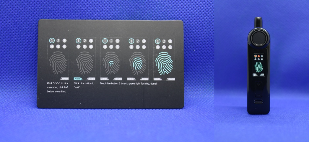Vapefly TGO fingerprint technology