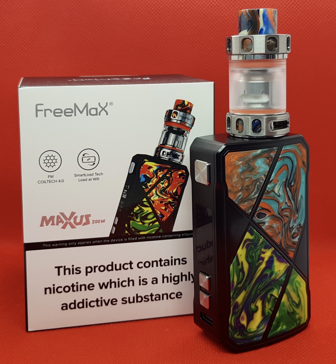 FreeMax Maxus 200w kit and box
