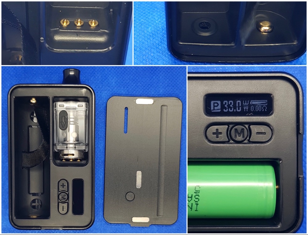 VapeOnly Space 60W Mod Kit pod and battery fitting