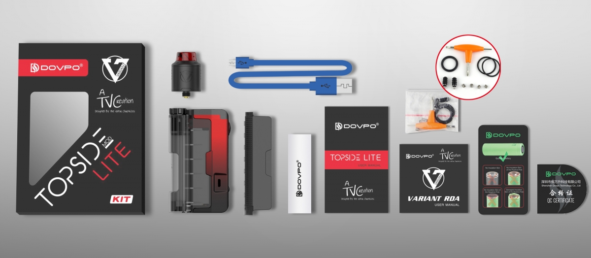 Dovpo Topside Light Kit contents