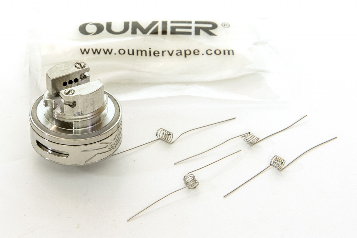 Oumier Wasp Nano MTL RTA Standard Edition included pre-made coils