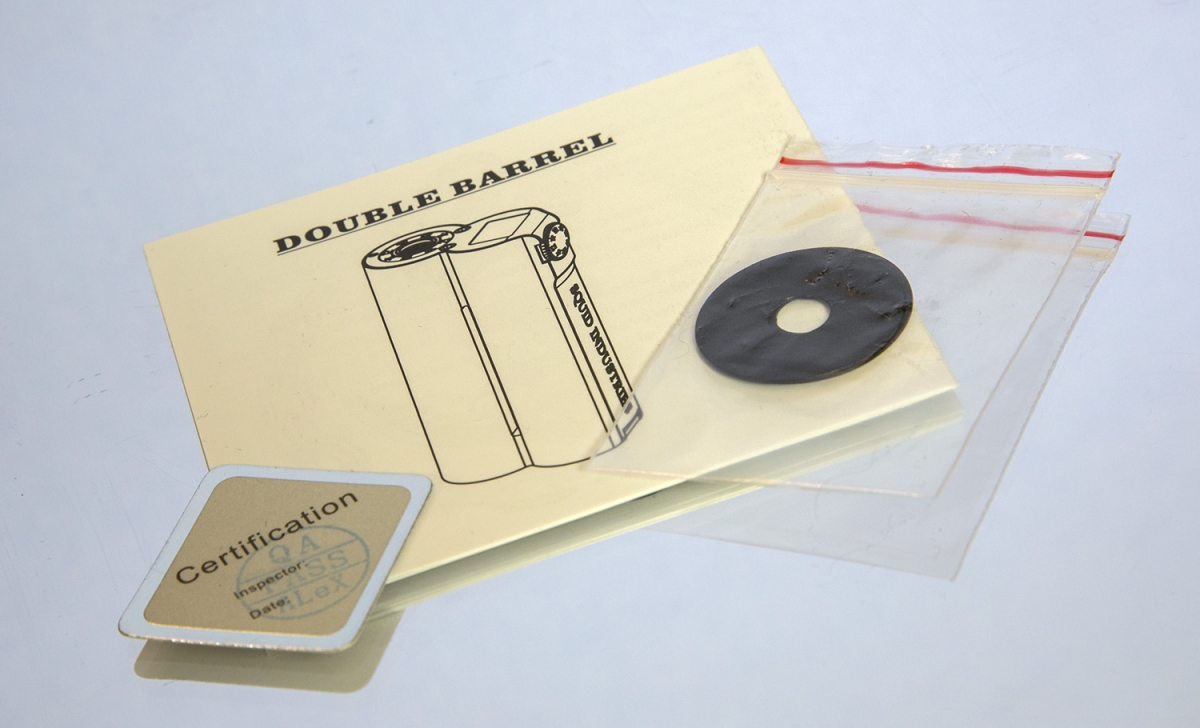 Squid Industries Double Barrel V3 booklet