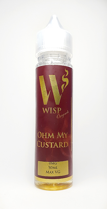 Wisp Eliquid Signature range ohm my custard