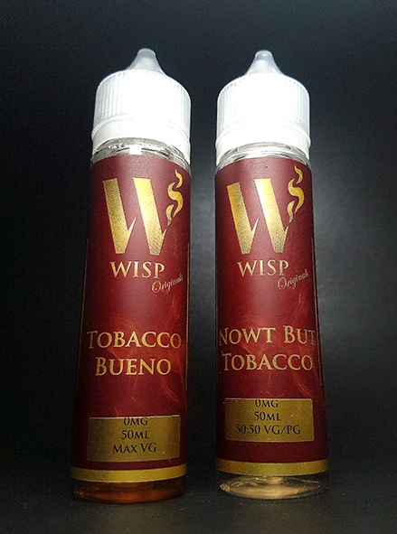Wisp Eliquid Signature range tobacco