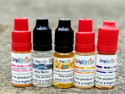 Drip Drop Vapour TPD Compliant E-Liquids Image