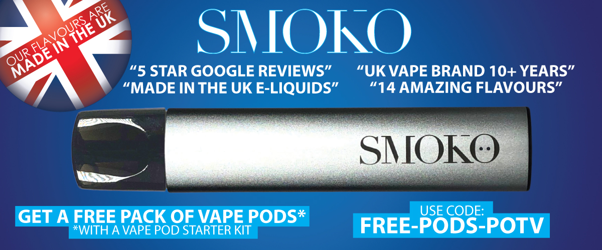 SMOKO E-Cigarettes POTV Banner