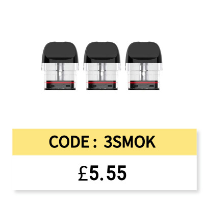 3 Packs SMOK Novo 5 Replacement Pod Cartridge 2ml Deal Image