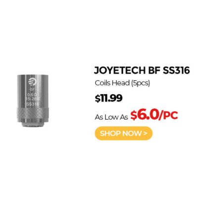 Joyetech BF SS316 Coils Head (5pcs) Deal Image