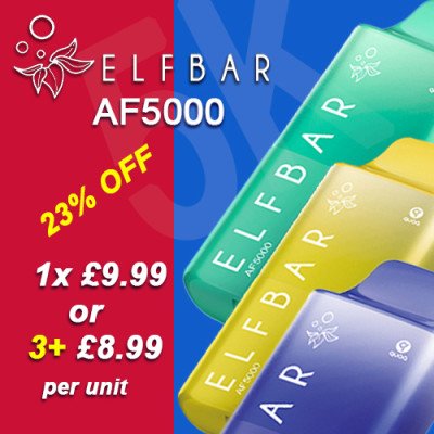 ELF BAR AF5000 Rechargeable Disposable Vape Deal Image