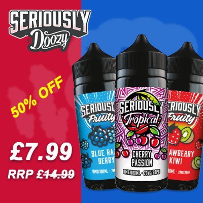 Doozy Seriously 100ml E-Liquid Deal Image