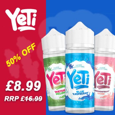 Yeti 100ml E-Liquids Deal Image