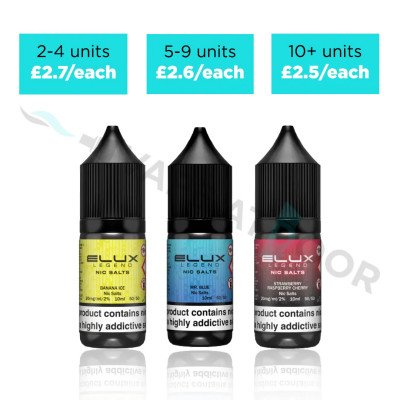 Elux Legend Nic Salts 10mg / 20mg Deal Image