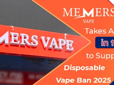 MEMERS Vape Takes Action in the UK to Support Disposable Vape Ban 2025 image