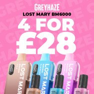 Lost Mary BM6000 4x for £28