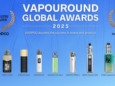 VOOPOO Wins Two Prestigious Vapouround Awards at the World Vape Show Dubai 2025 image